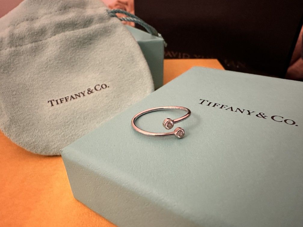 Tiffany&CO. Elsa Peretti®Diamond Hoop Ring
