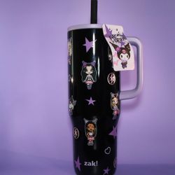 Katseye x Kuromi tumbler (Black)