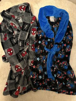 Boys Sleeping Robes Spider-Man And Sonic 