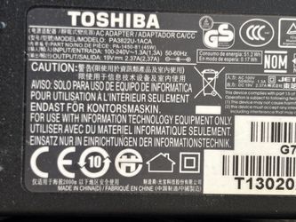 A/C Adapter Toshiba