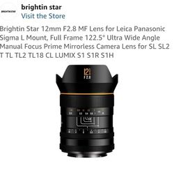 Brightin Star 12mm F2.8 L Mount