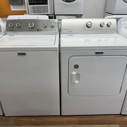 Set Washer And Dryer MAYTAG Electric 