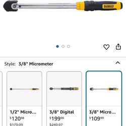Dewalt Torque Wrench
