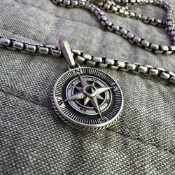 compass pendant necklace