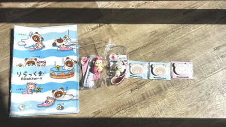 Rilakkuma Collection: shirt, folder, pencil sharpener, stationary