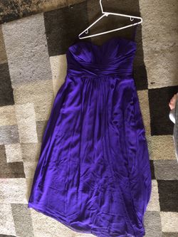Purple prom dress