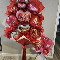 XL Balloon Bouquet 6ft Tall Vday Sale
