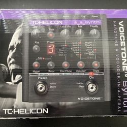 T.C. Helicon Voicetone Synth Autotune Pedal