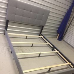 Gray Queen Size Bedframe 