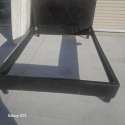 Queen Bed Head Board Frame And Mattress 