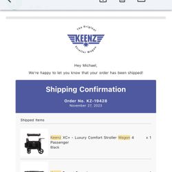     Keenz XC+ Luxury Comfort Stroller Wagon 