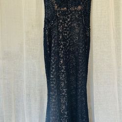 Navy Blue Gown ( Small)