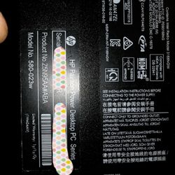 HP PAVILLION POWER DESKTOP 580 Core i5 7th GEN