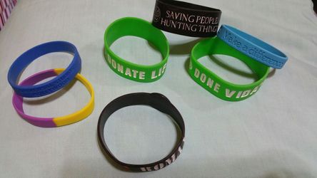 Rubber bracelets