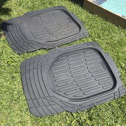 ALL WEATHER * UNIVERSAL FRONT FLOOR CAR MATS
