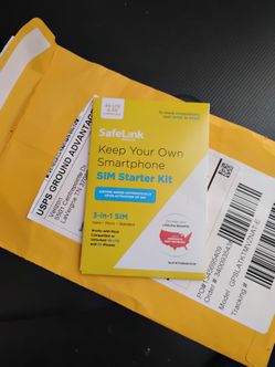 Brand New SafeLink Sim Card