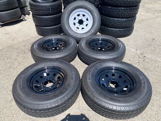 Trailer wheels and tires ST235/80/16” pawer king