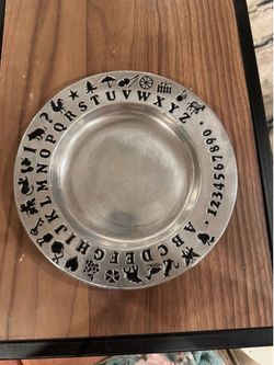 Mid-century Pewter Children’s plate