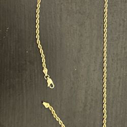 gold rope chain 