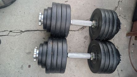 52lb dumbbells adjustable