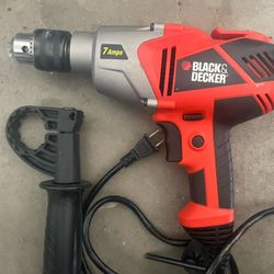 Black+Decker 7 amps 1/2 in. Corded Drill Driver