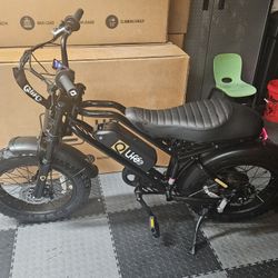 Qlife Spark Moped-Style E-Bike – Fast, Comfortable, and Sharp Looking