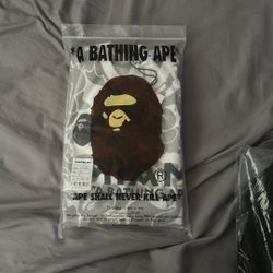 Miami grey bape shirt 