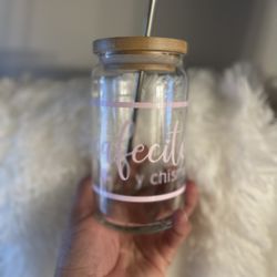Can glass cup 16 oz