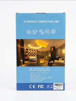 ​Ultraviolet Disinfection & Sanitizer Lamp - 360° Home Sterilizer