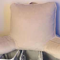 Large long pillow beige