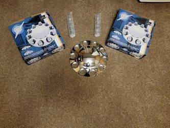 Front Chrome Axel  Covers