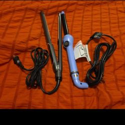 Hair Curling Wand & Straightener