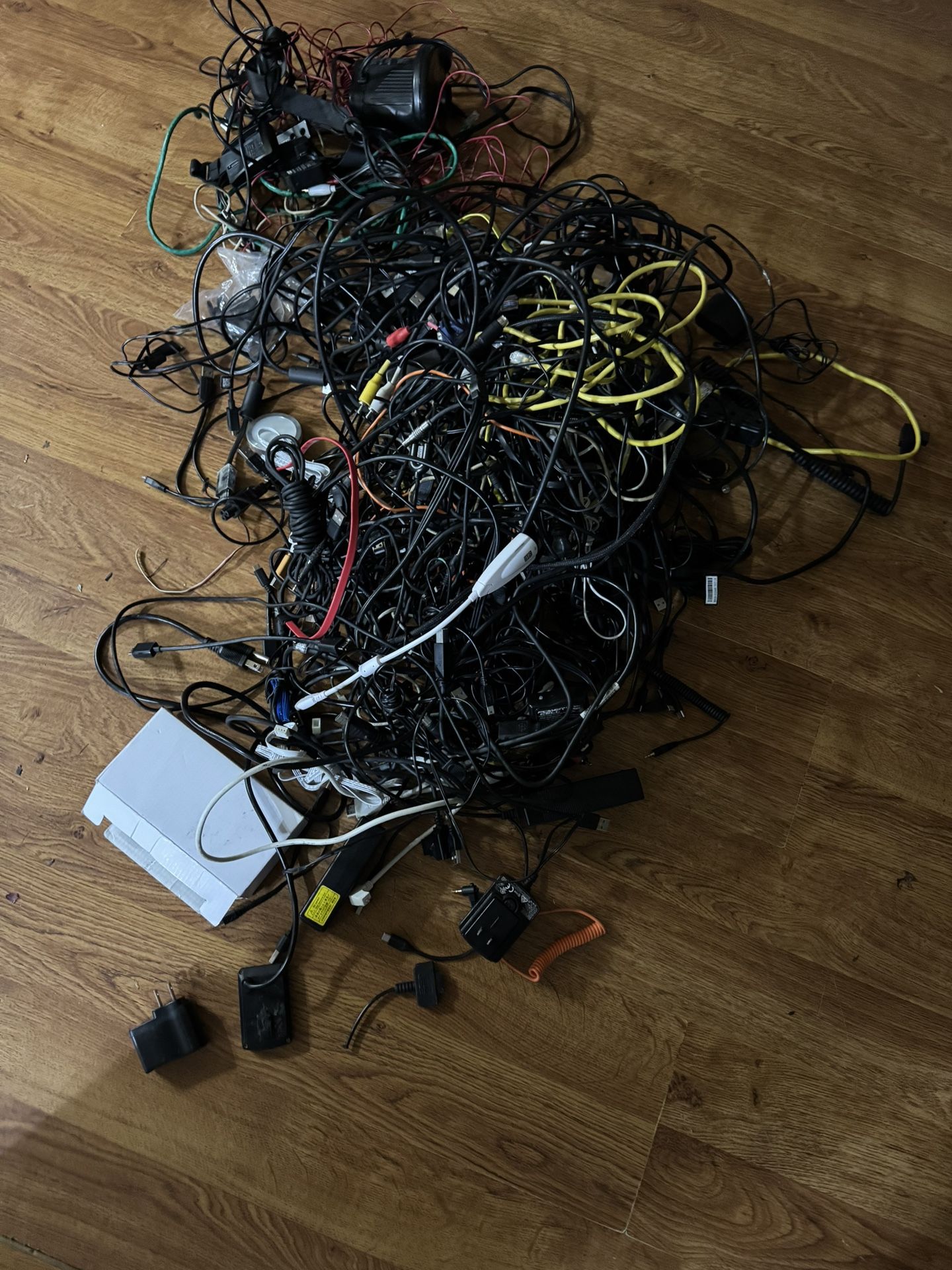 Cords Electronic Chargers Audio video camera 