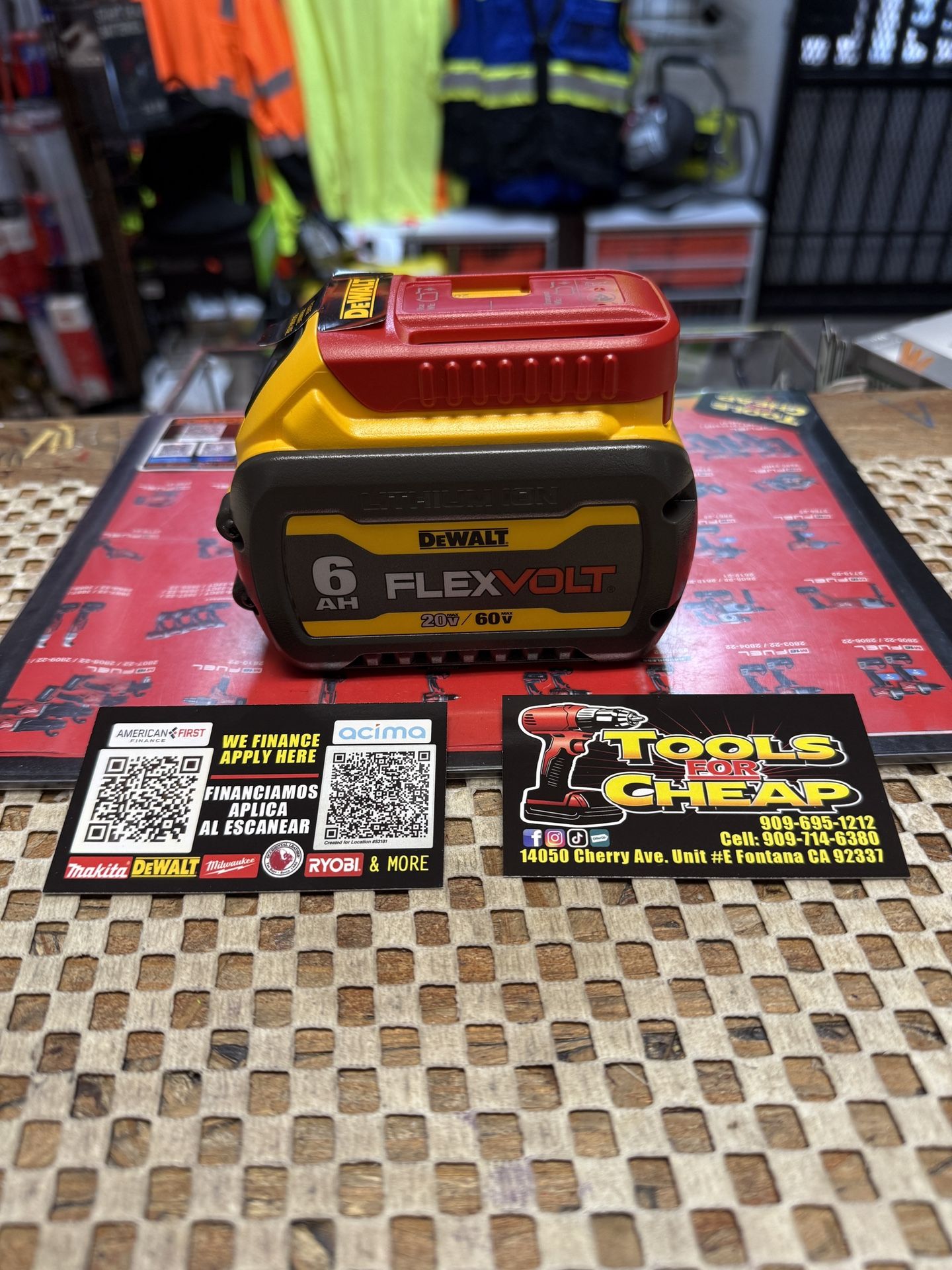 DEWALT FLEXVOLT 20V/60V MAX Lithium-Ion 6.0Ah Battery