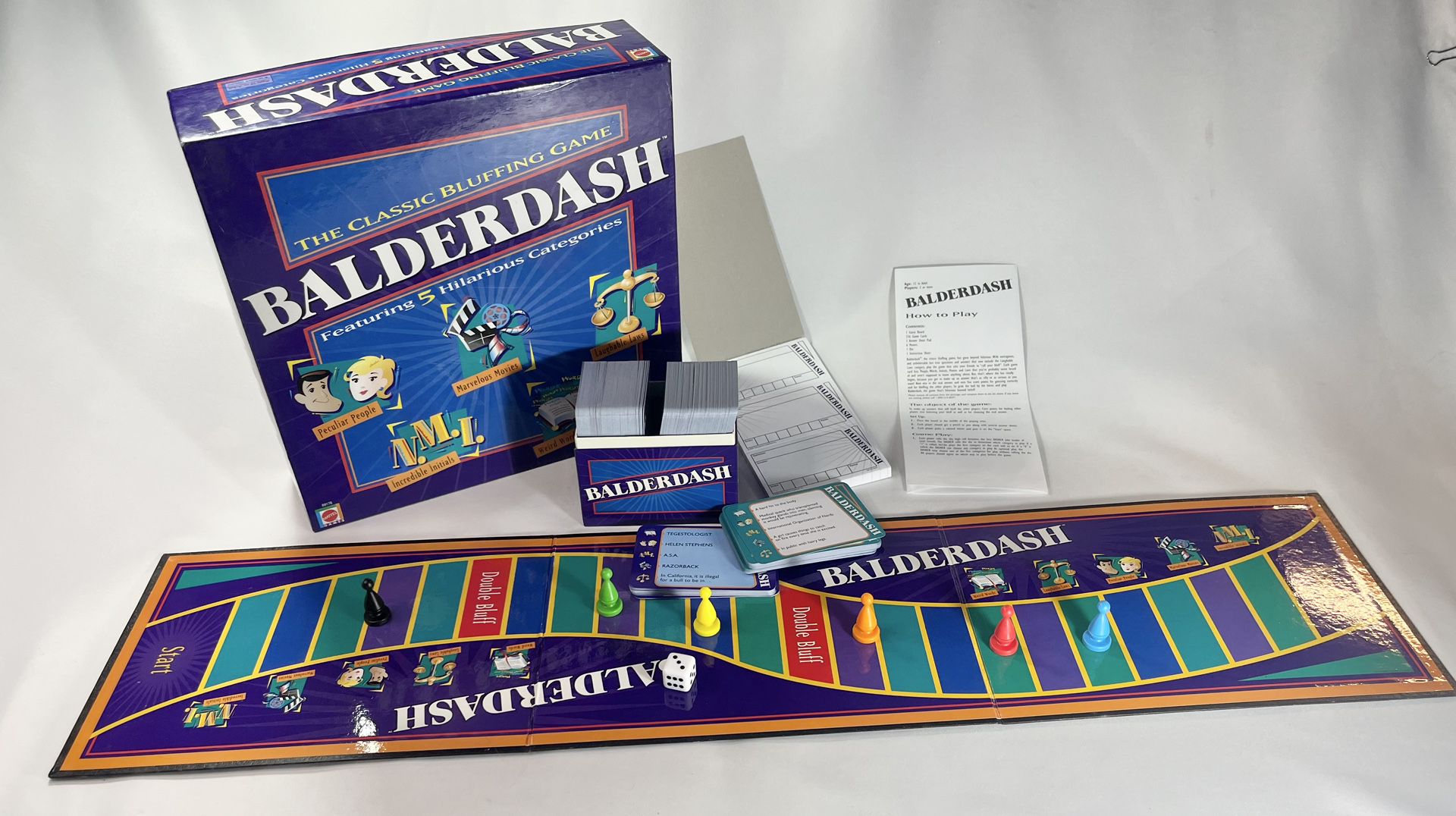 Balderdash The Classic Bluffing Game 2003 Board Game Gameworks Complete