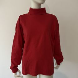 Reed Hunter Red Turtleneck Size Medium