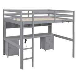 Loft Bed with Desk