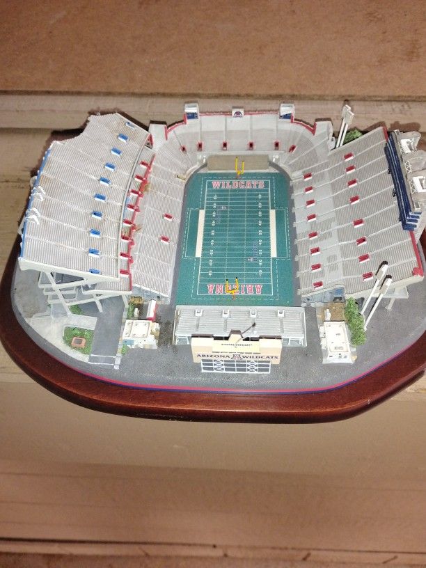 MODEL OF WILDCAT STADIUM