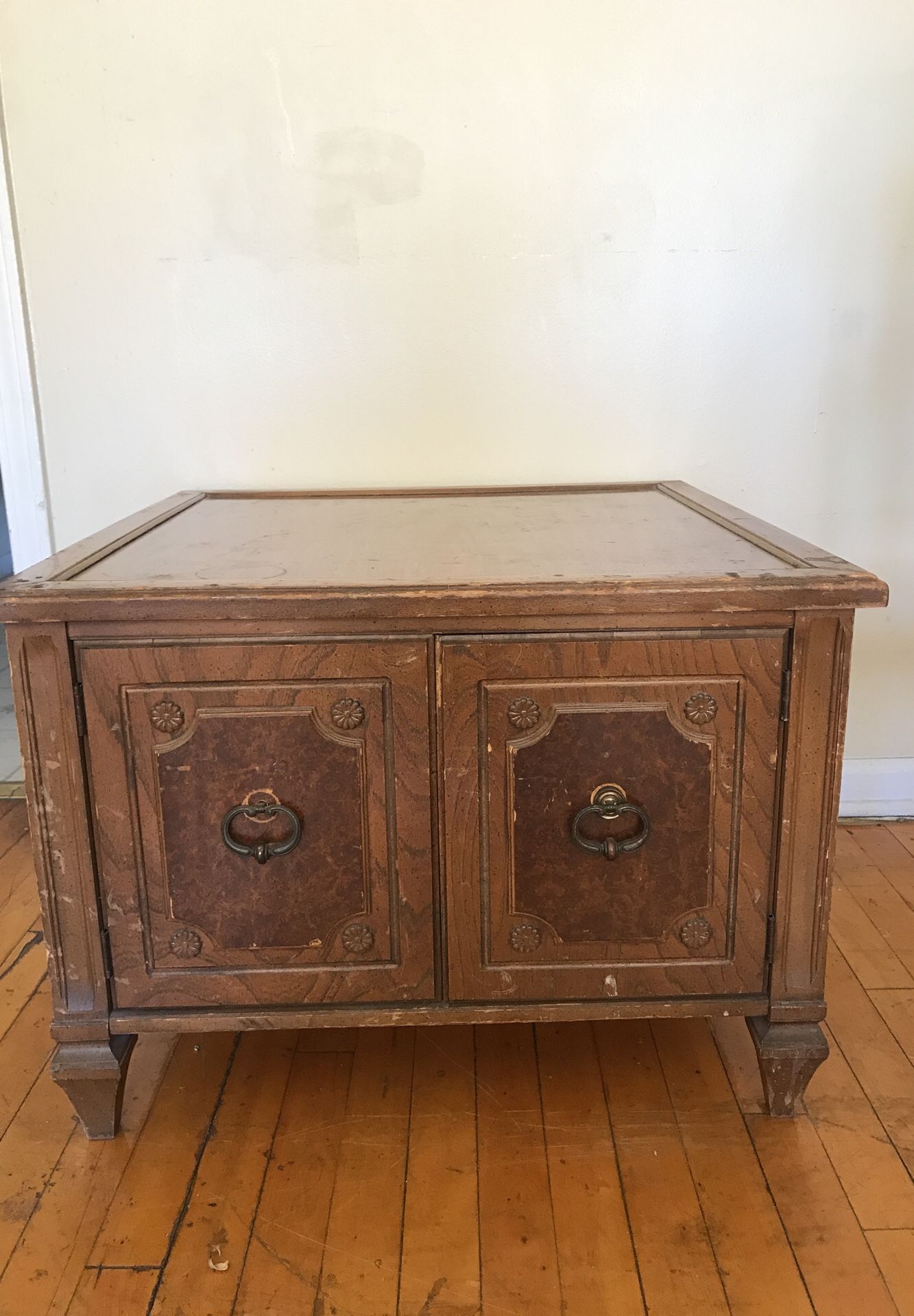 Antique cabinet/ coffee table
