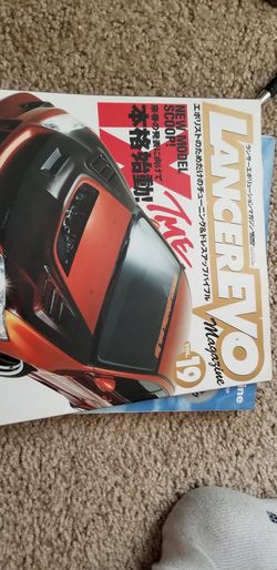 Car Magazine from japan EVO