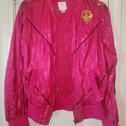 BEYONCE Dereon bomber SUPREME LIGHT wind pink JACKET size Small 