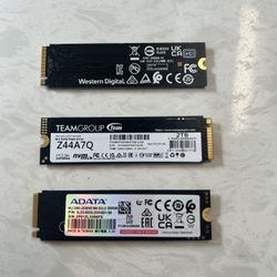 M.2 NVMe SSDs 