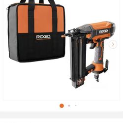 $50 Rigid pneumatic 18g nailer with bag