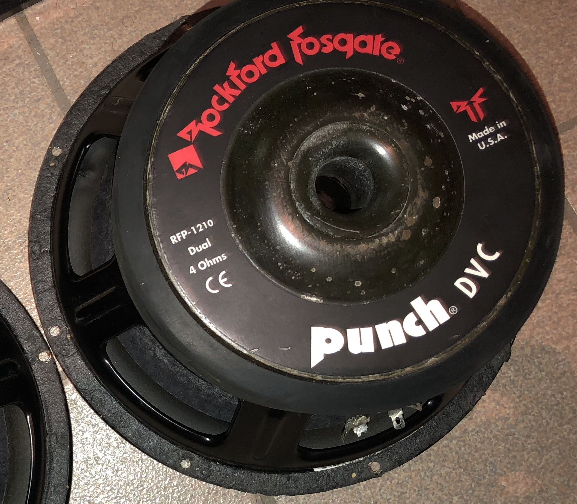 10's Rockford Fosgate Punch DVC d4 RFP-1210 10” Subs