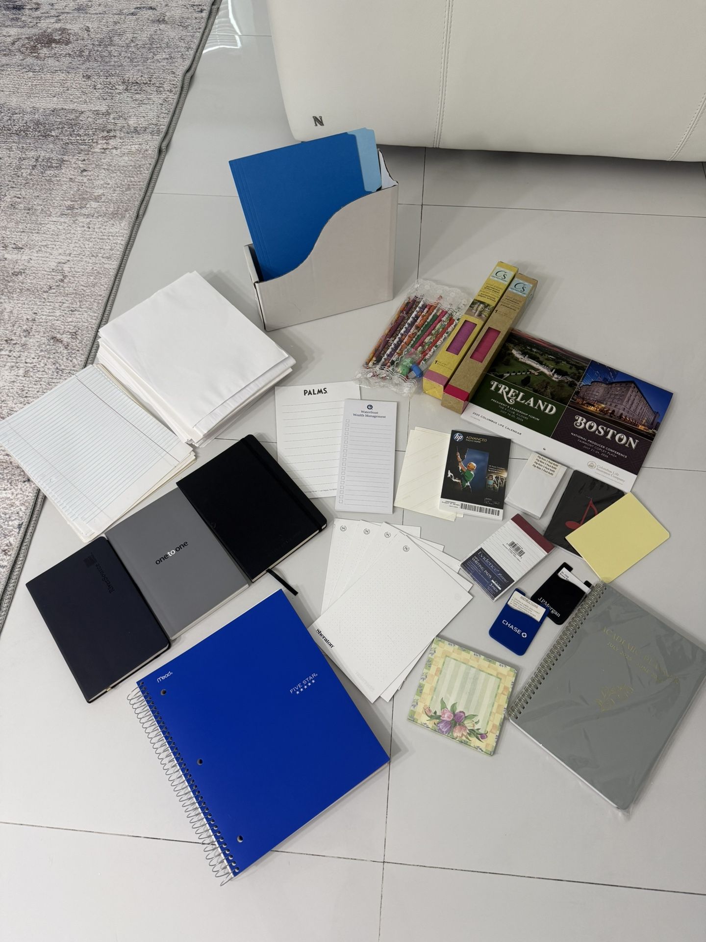 All $5 School Office Notebook Calendar Paper Planner Supplies