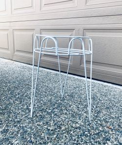 White Plant Stand