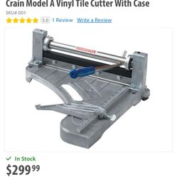 CRAIN   TILE   CUTTER 