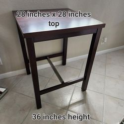 Wood Tall Table