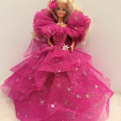 Vintage Barbie Doll Mattel 1977 Pink Dress 
