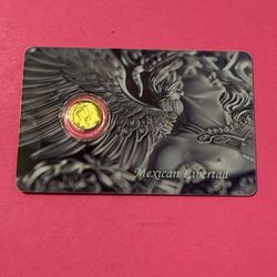 1/1000 Ounce Gold Mexican Libertad Tribute 